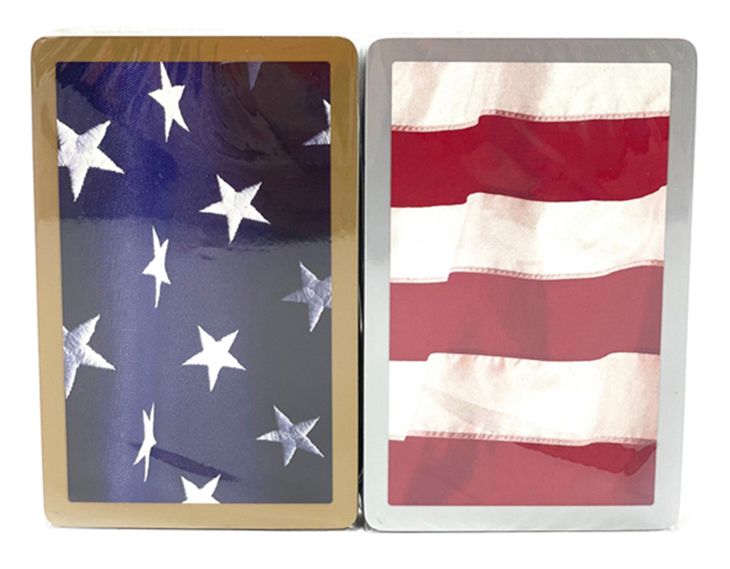 Congress Playing Card Set: Red, White, and Blue 2-Pack Bridge Set, Jumbo Index main image